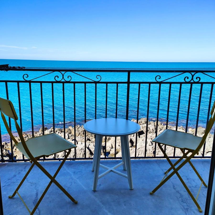 Coastal Seaview Suite & Central Balcony Street View Studio Cefalù Buitenkant foto